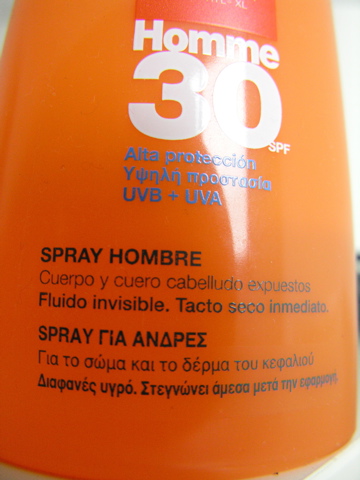 Men's sunscreen