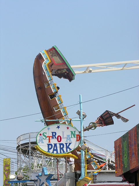 A sunny day at Coney Island