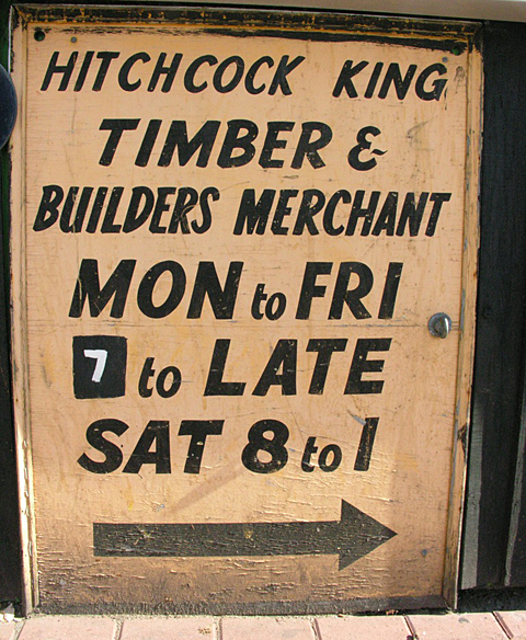 Ad for Hitchcock King