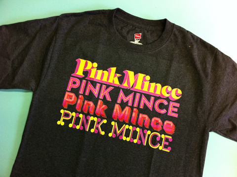 Pink Mince banners shirt