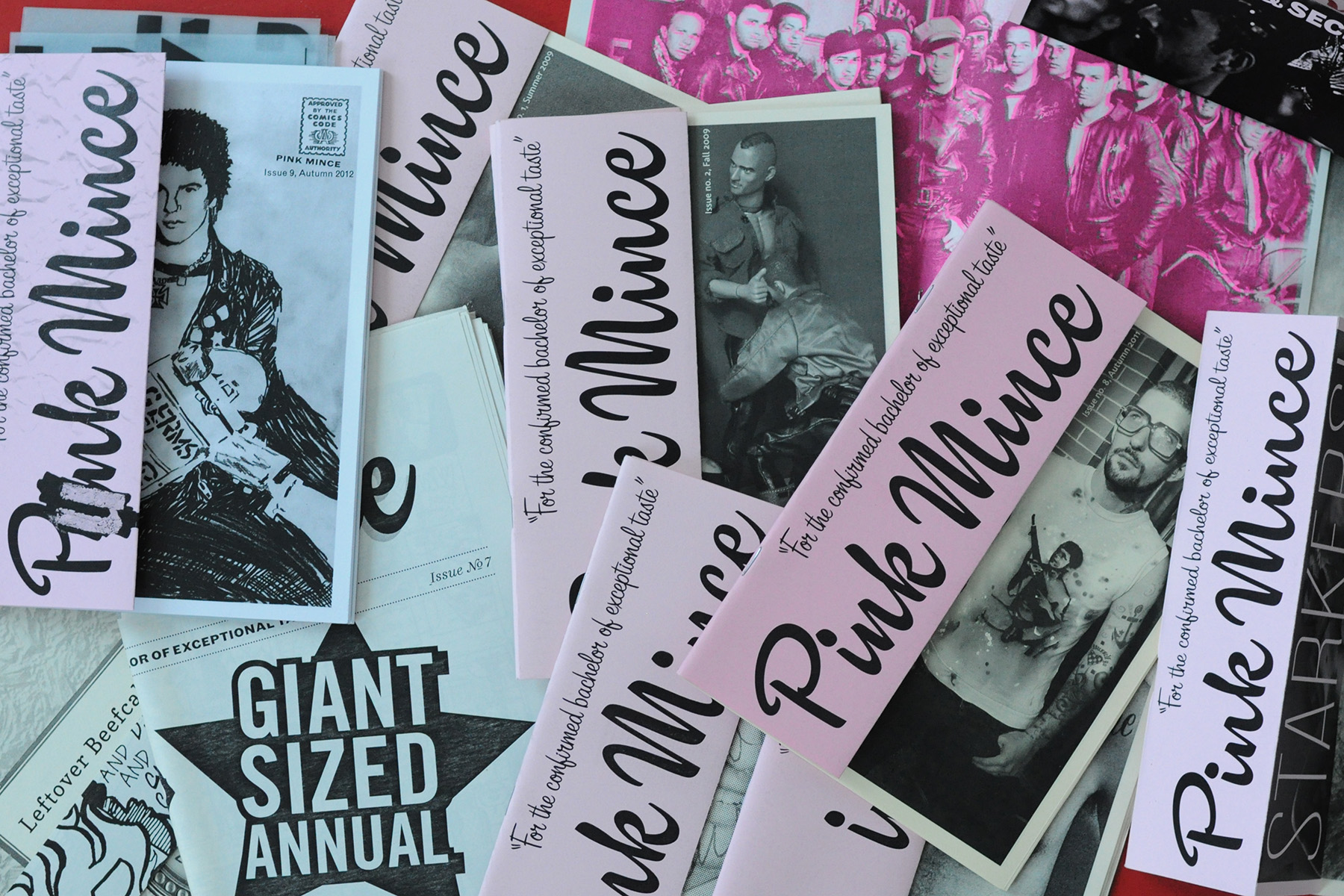 Assorted issues of Pink Mince